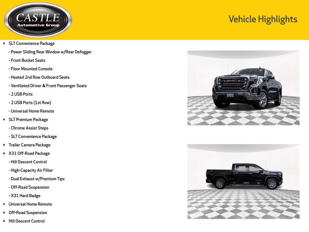 Used 2019 GMC Sierra 1500 SLT w/ SLT Premium Package AWD/4WD image 4