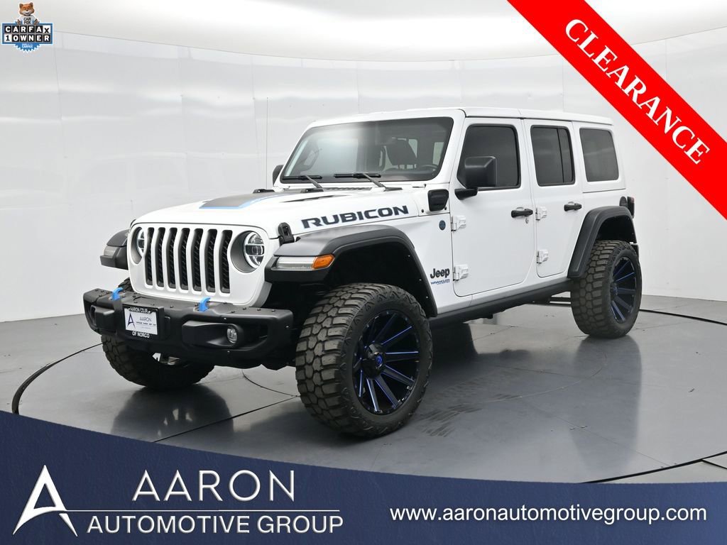 Used 2021 Jeep Wrangler Unlimited Rubicon 4xe w/ Steel Bumper Group image 1