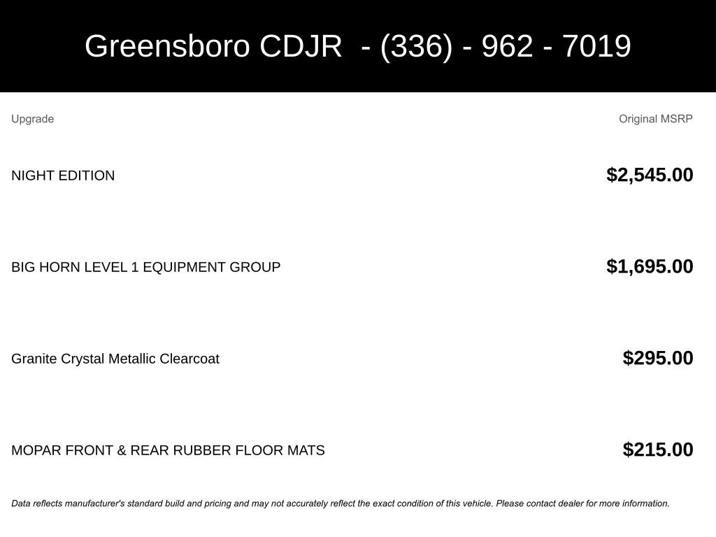 New 2026 RAM 1500 Big Horn w/ Night Edition image 5