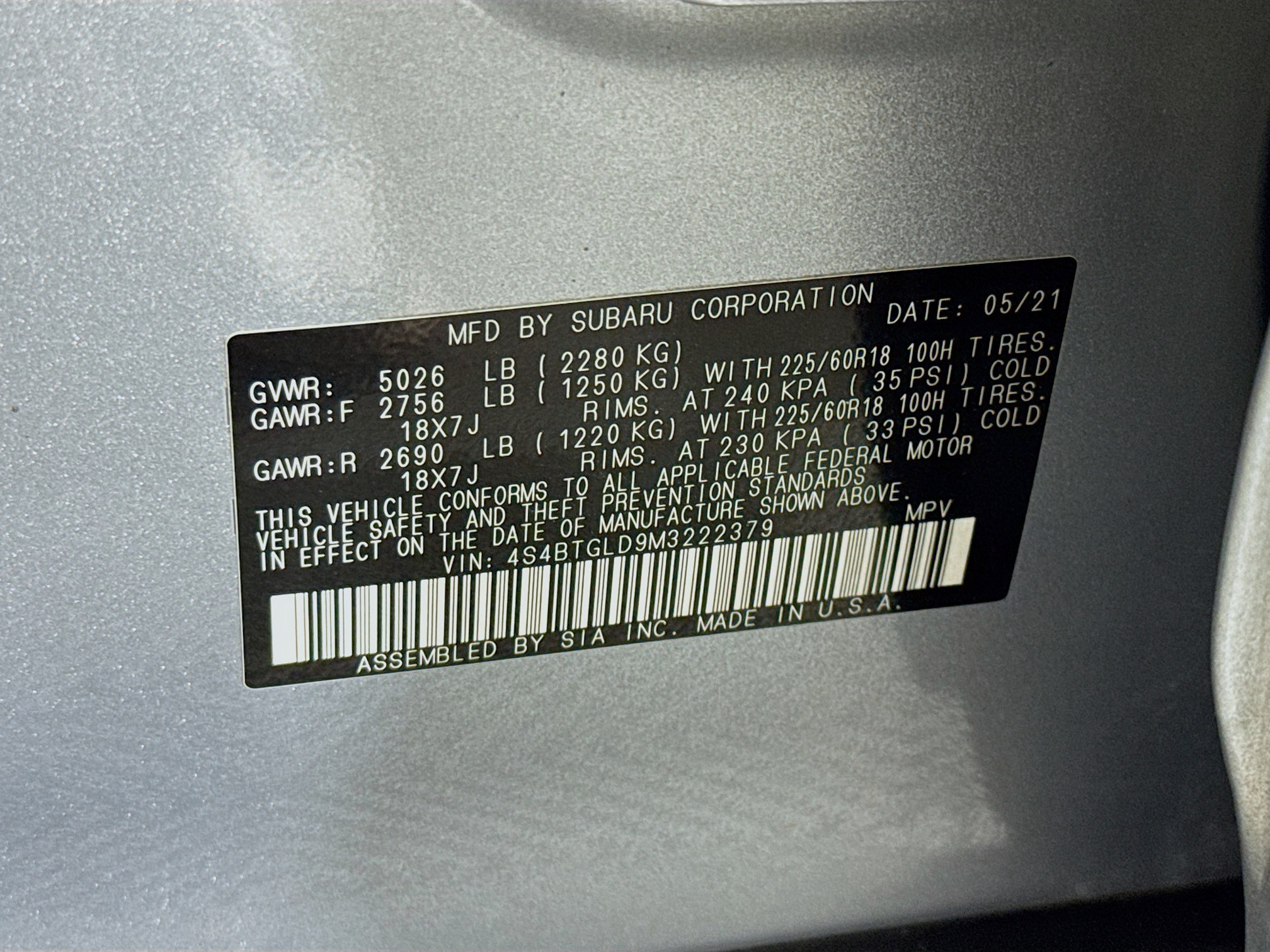 Used 2021 Subaru Outback Onyx Edition XT w/ Popular Package #2 AWD/4WD image 73