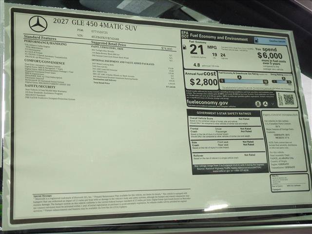 New 2027 Mercedes-Benz GLE 450 4MATIC image 16