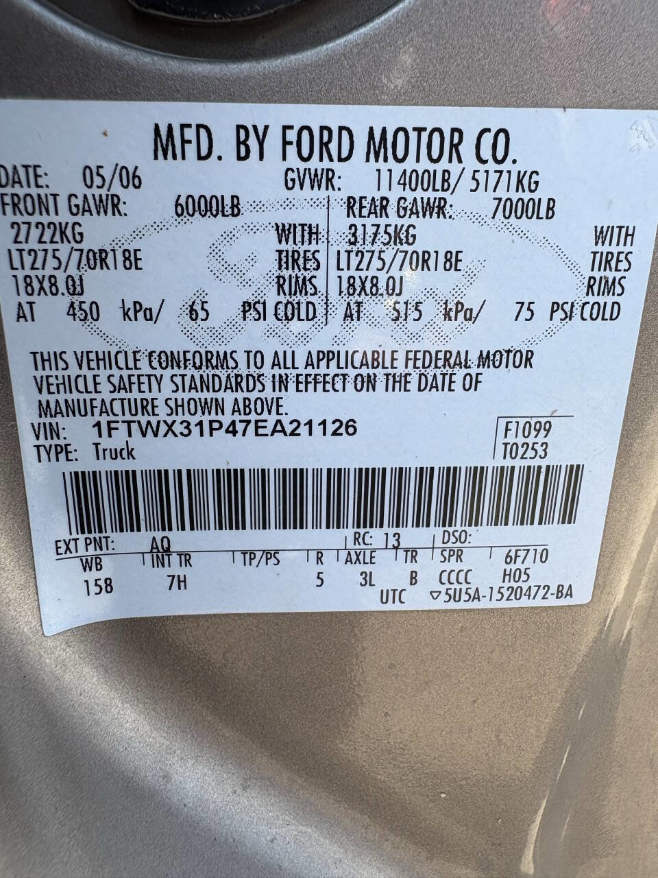 Used 2007 Ford F350 Lariat image 9