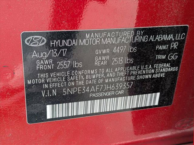 Used 2018 Hyundai Sonata SEL FWD image 13