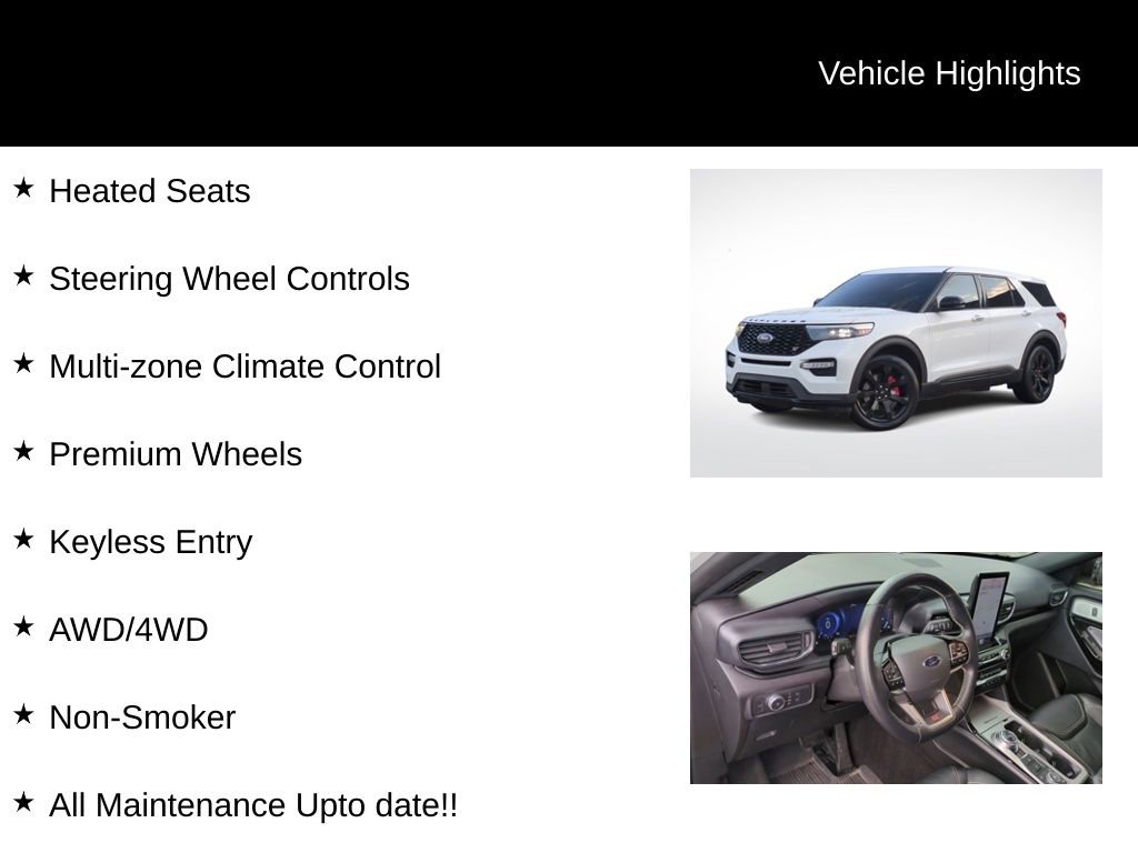 Used 2022 Ford Explorer ST w/ Equipment Group 401A image 31