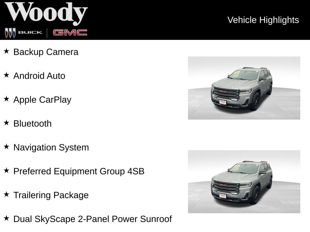 Certified 2023 GMC Acadia AT4 w/ Trailering Package image 3