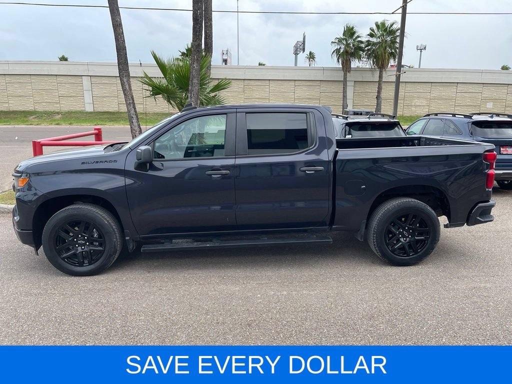 Used 2023 Chevrolet Silverado 1500 Custom w/ LPO, Dark Essentials Package RWD image 3