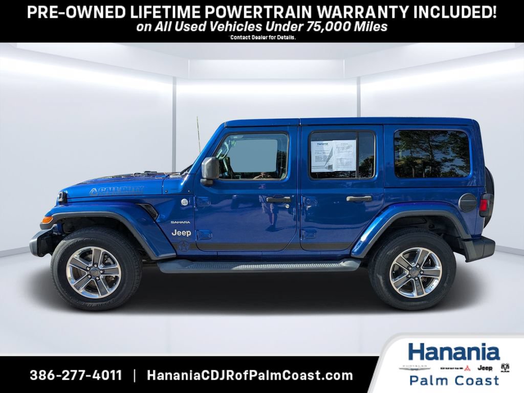Used 2018 Jeep Wrangler Unlimited Sahara w/ Uconnect 4C Nav & Sound Group AWD/4WD image 6