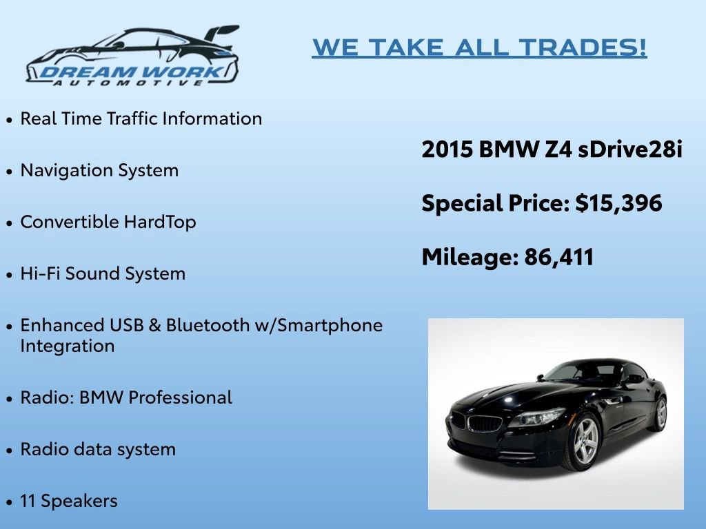 Used 2015 BMW Z4 sDrive28i video 2