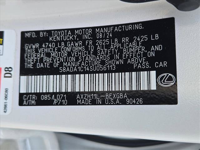 Used 2025 Lexus ES 300h w/ Premium Package FWD image 25