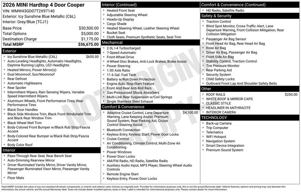 Certified 2026 MINI Cooper 4-Door Hardtop FWD image 38