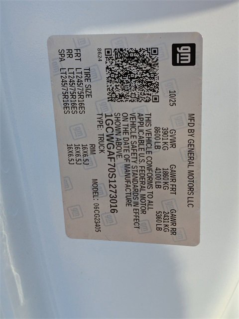 New 2025 Chevrolet Express 2500 w/ Driver Convenience Package image 27