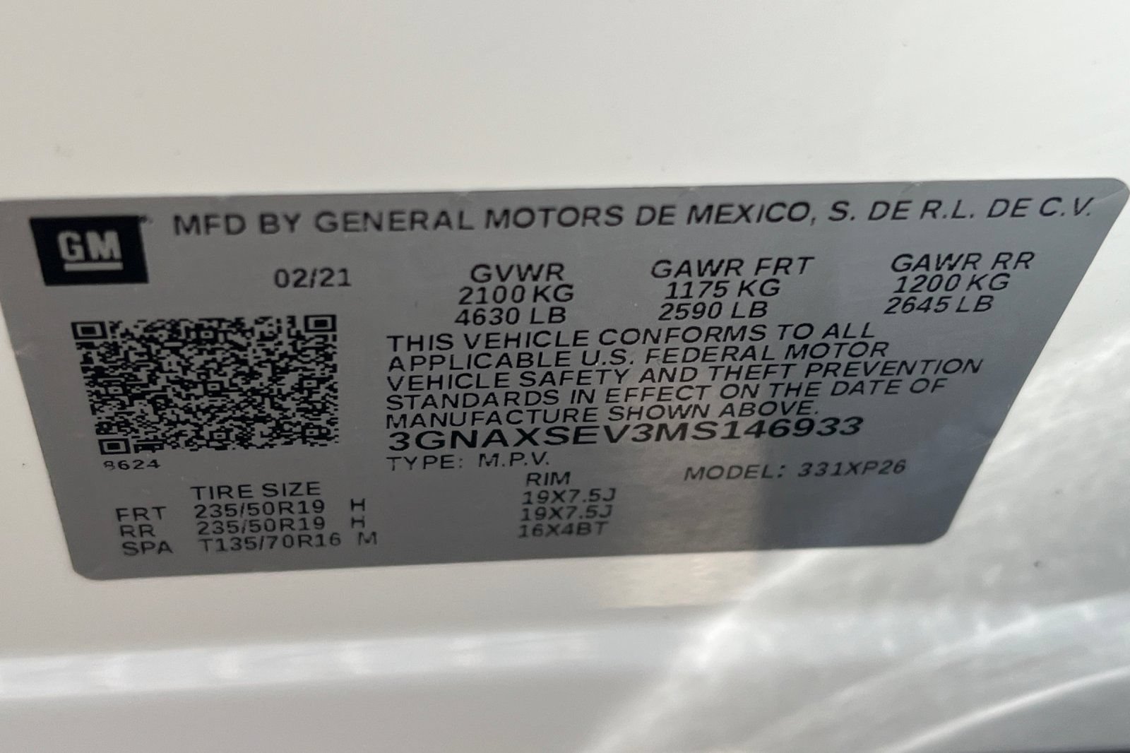 Used 2021 Chevrolet Equinox LS w/ LPO, Blackout Package AWD/4WD image 24