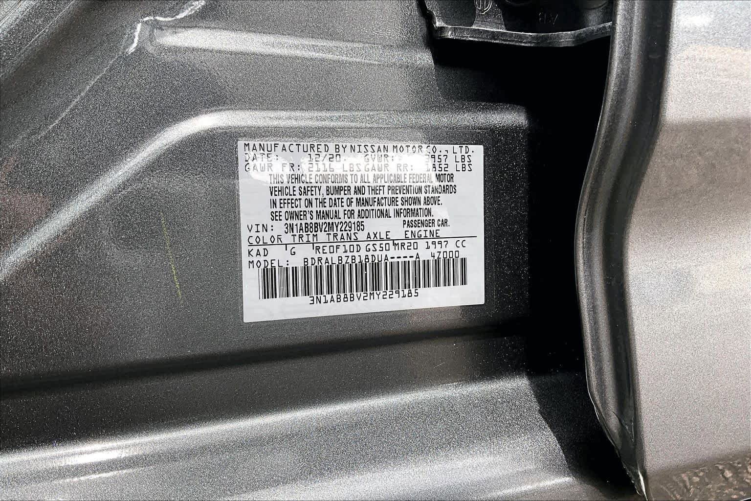 Certified 2021 Nissan Sentra S FWD image 33