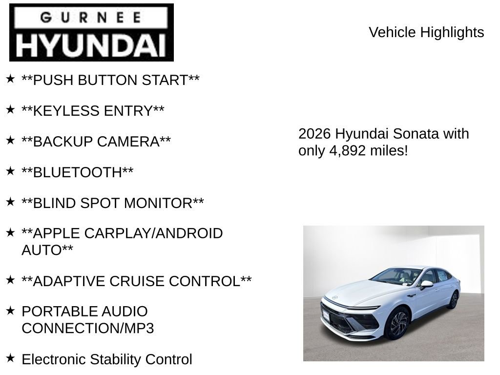 Certified 2026 Hyundai Sonata Blue image 7