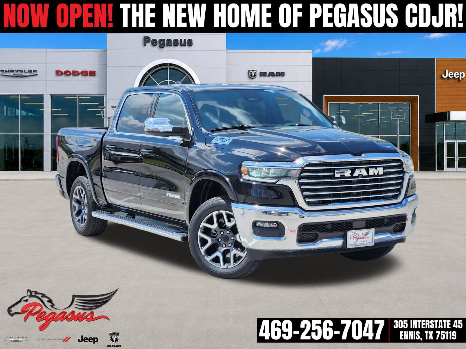 New 2026 RAM 1500 Laramie w/ Chrome Appearance Group