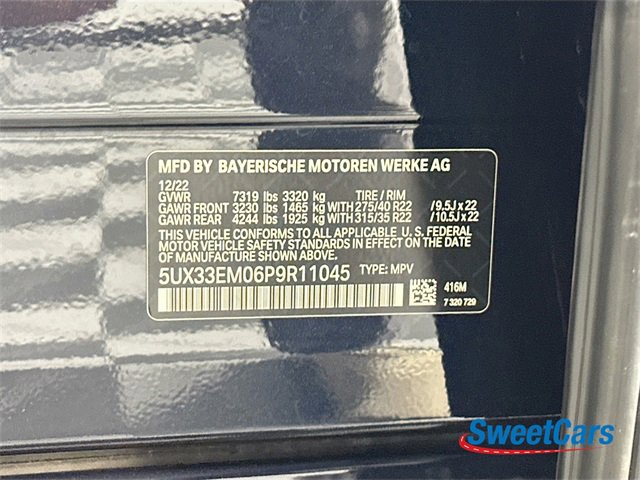 Used 2023 BMW X7 M60i w/ Executive Package image 65