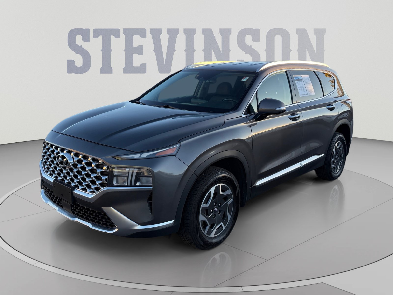 Used 2021 Hyundai Santa Fe Blue w/ Cargo Package AWD/4WD image 1