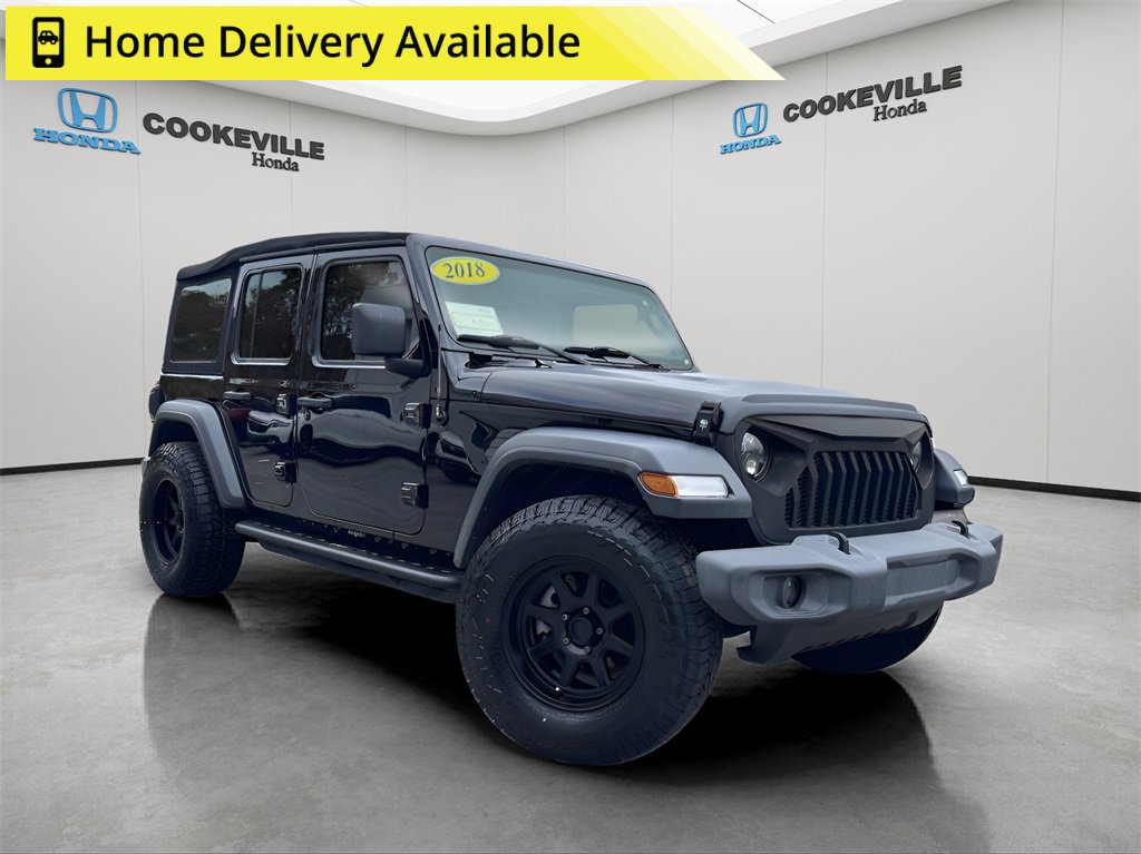 Used 2018 Jeep Wrangler Unlimited Sport S image 1