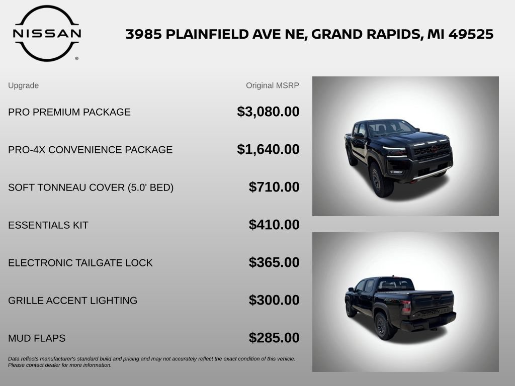 New 2026 Nissan Frontier PRO-4X w/ Pro Premium Package AWD/4WD image 6