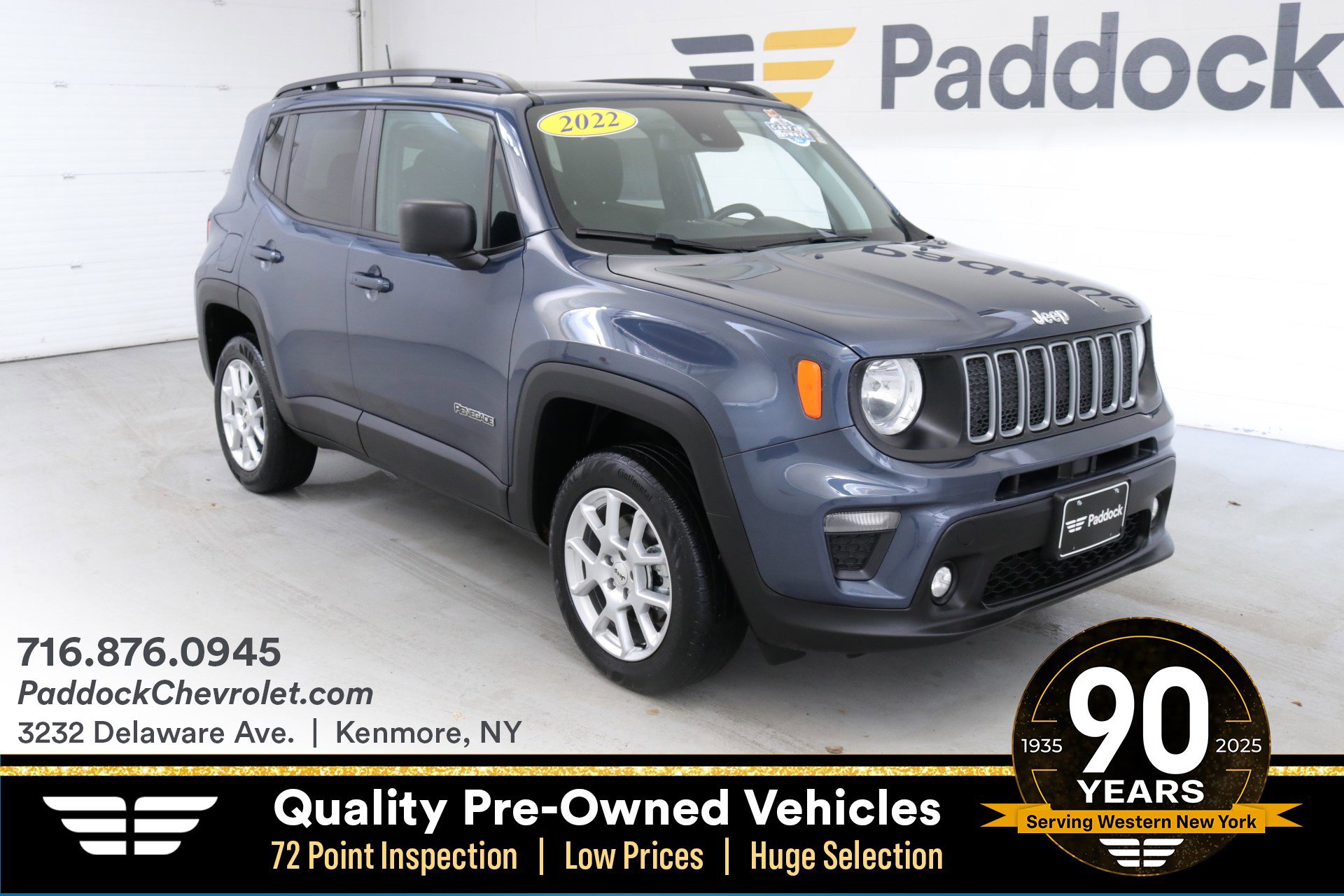 Used 2022 Jeep Renegade Latitude w/ Sun/Sound Group