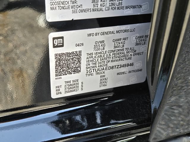 New 2026 GMC Sierra 1500 Pro w/ Graphite Edition AWD/4WD image 19