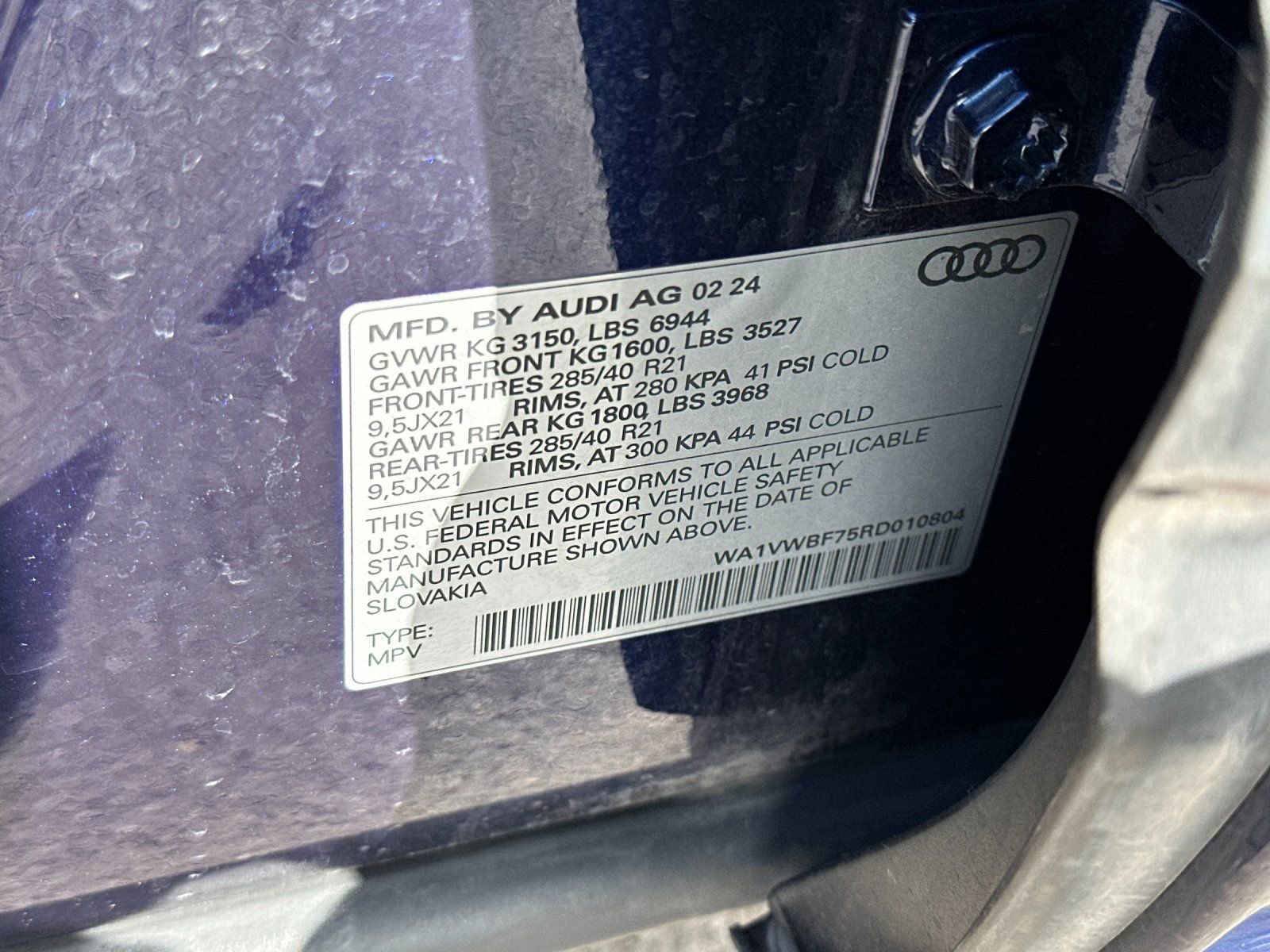 Used 2024 Audi SQ7 Prestige AWD/4WD image 36