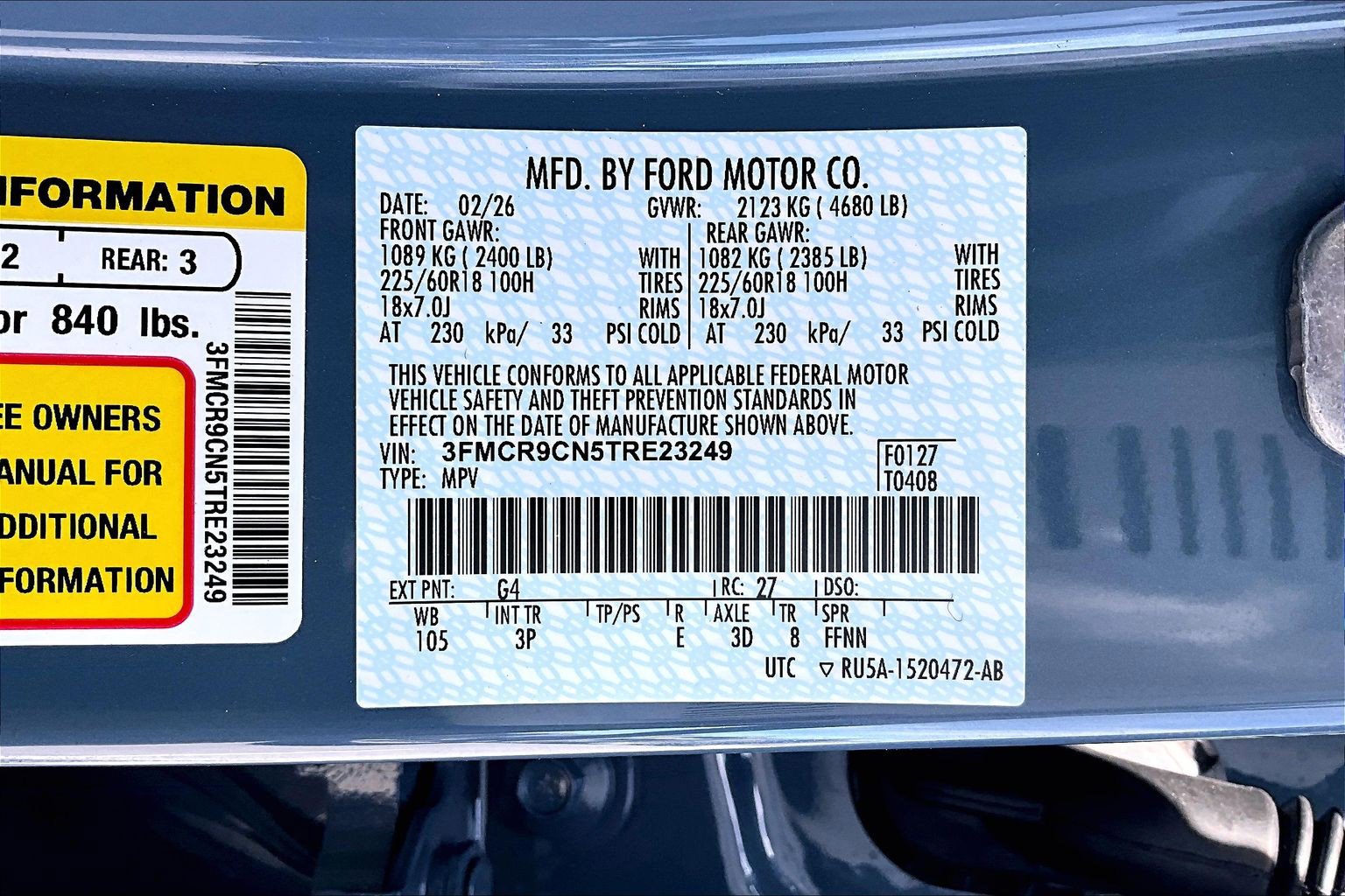 New 2026 Ford Bronco Sport Outer Banks AWD/4WD image 13