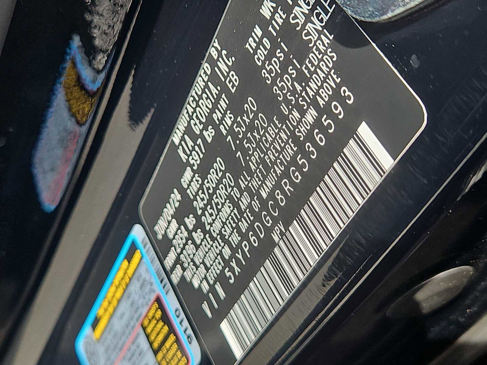 Used 2024 Kia Telluride S w/ S Sunroof Package image 14