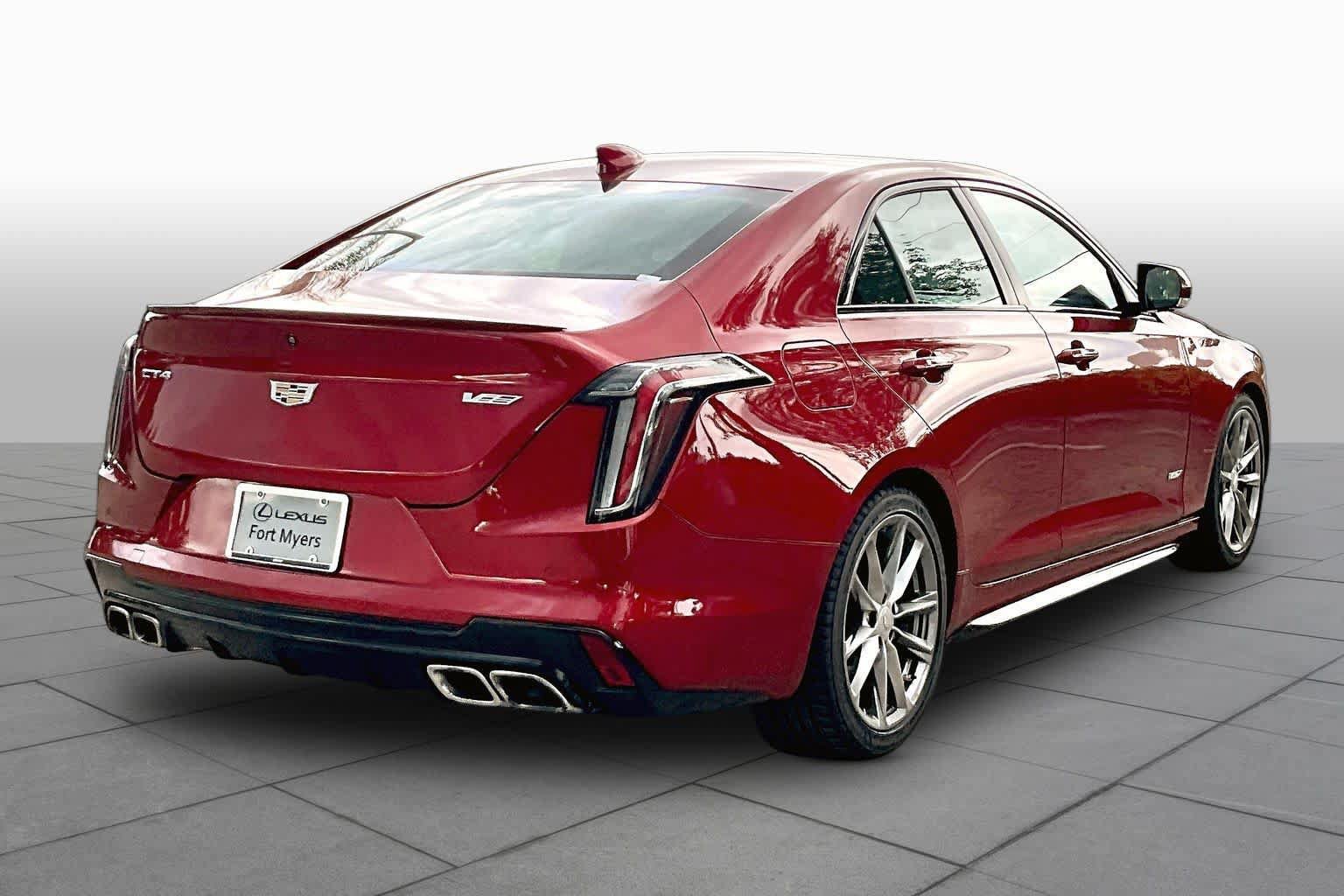 Used 2022 Cadillac CT4 V w/ Technology Package RWD image 13