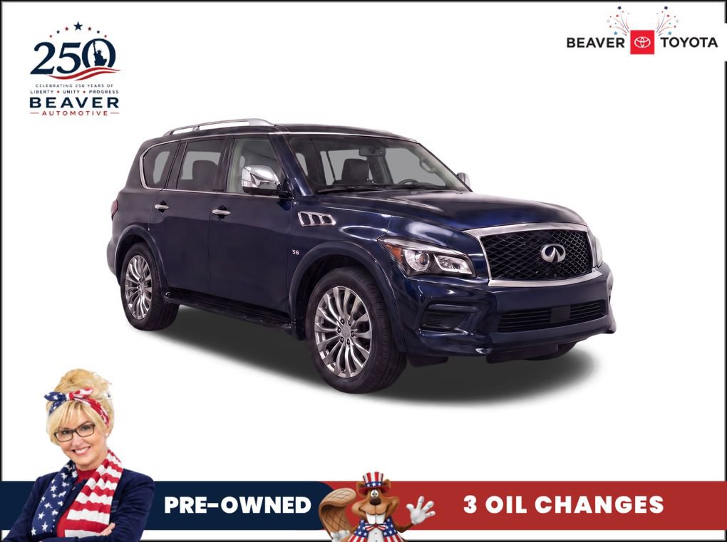 Used 2017 INFINITI QX80 4WD w/ Deluxe Technology Package