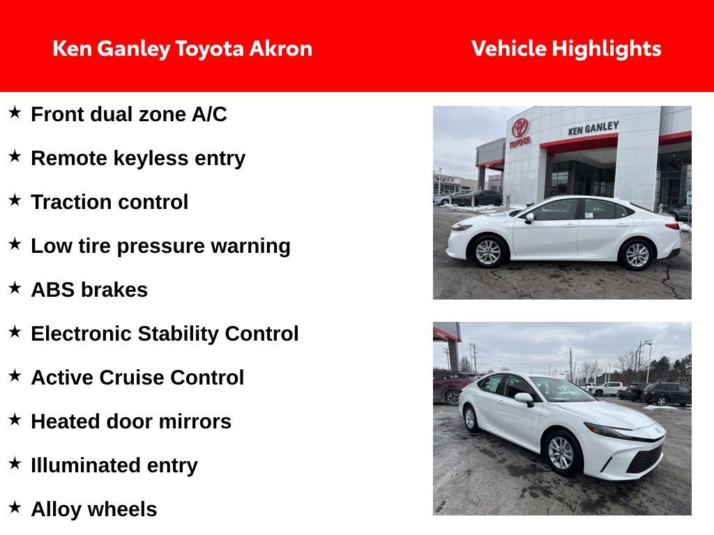 Used 2026 Toyota Camry LE w/ Convenience Package image 2