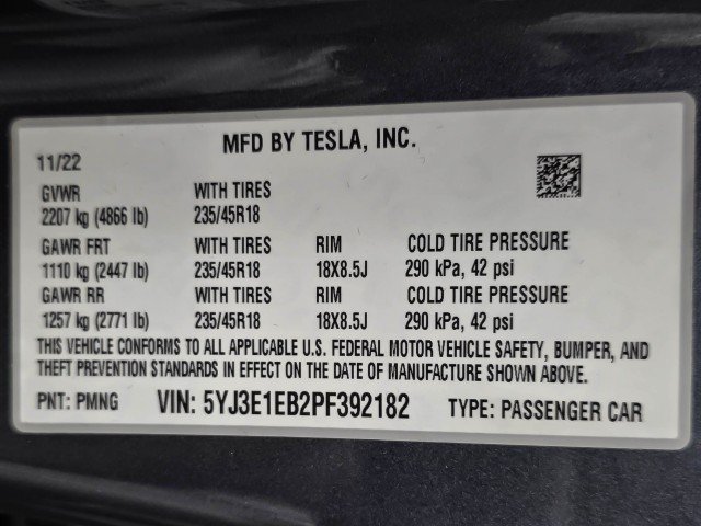 Used 2023 Tesla Model 3 Long Range AWD/4WD image 42
