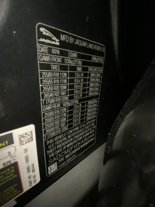 Used 2019 Jaguar F-PACE S image 59