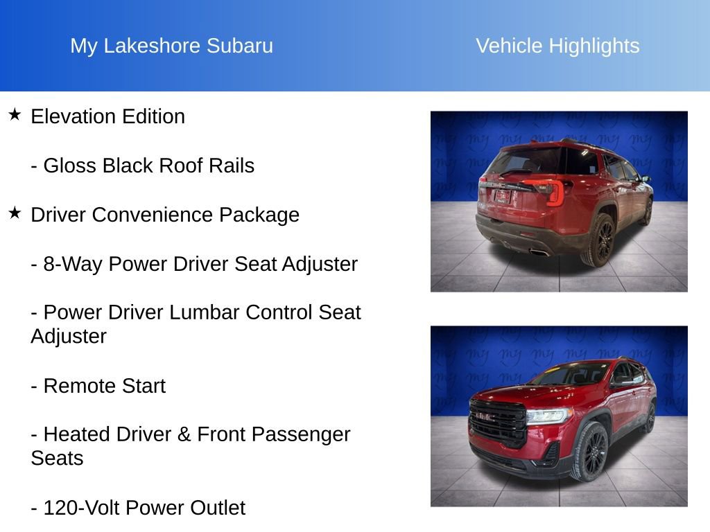 Used 2023 GMC Acadia SLE w/ Driver Convenience Package image 11