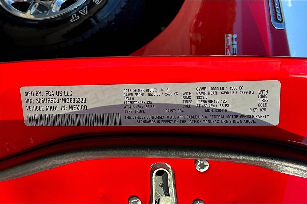 Used 2021 RAM 2500 Big Horn w/ Snow Chief Group image 17