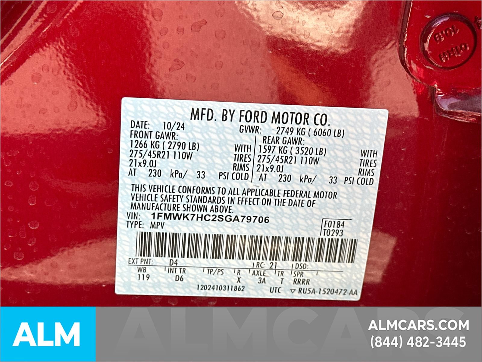 Used 2025 Ford Explorer Platinum w/ Ultimate Package RWD image 40