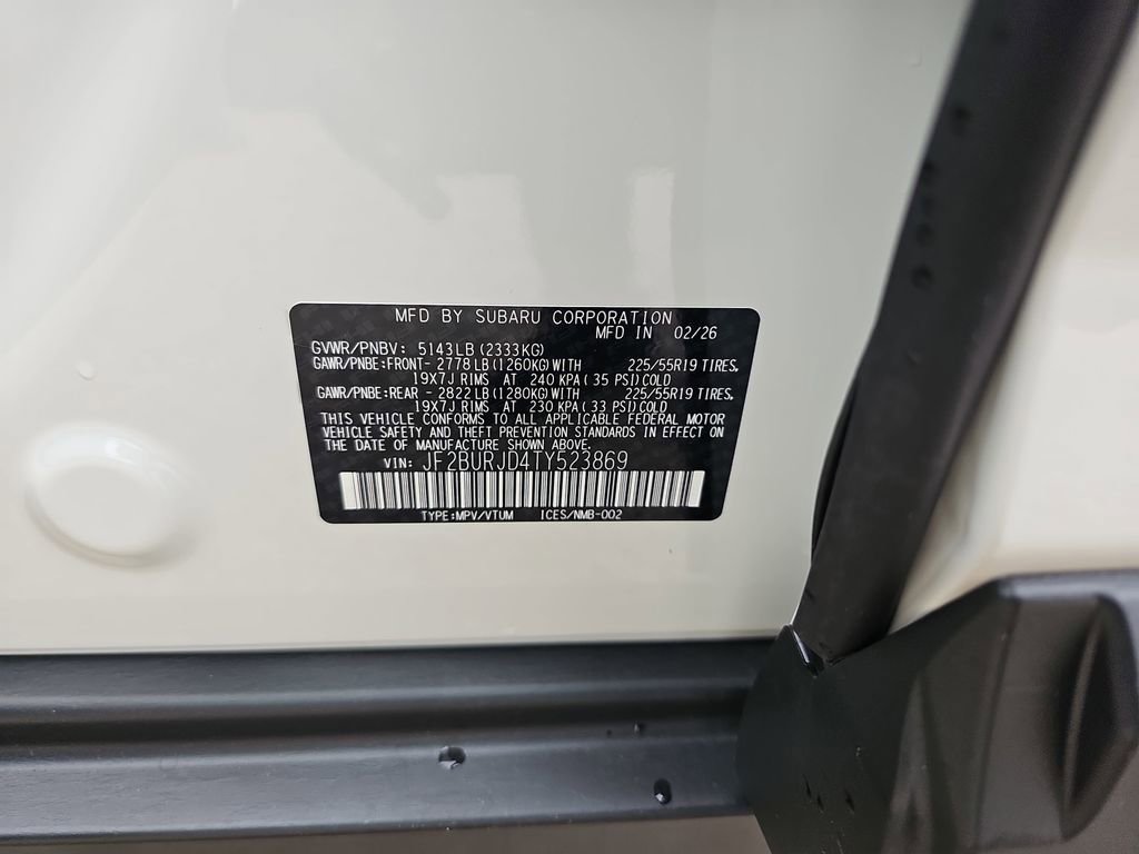 New 2026 Subaru Outback Touring XT AWD/4WD image 37