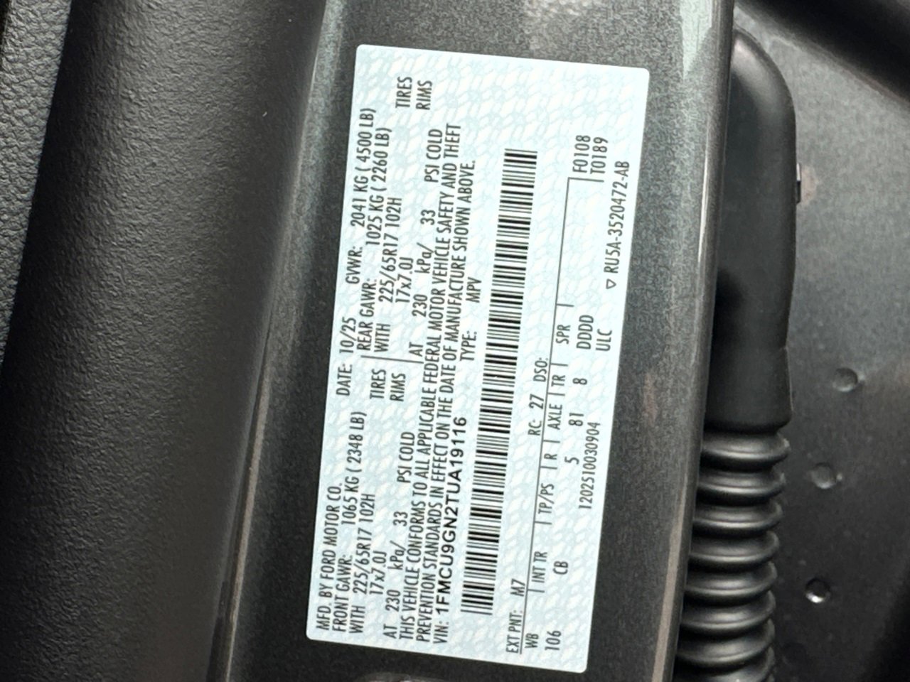 New 2026 Ford Escape Active w/ Tech Pack #1 image 34