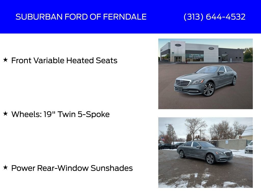 Used 2018 Mercedes-Benz S 450 4MATIC Sedan image 16