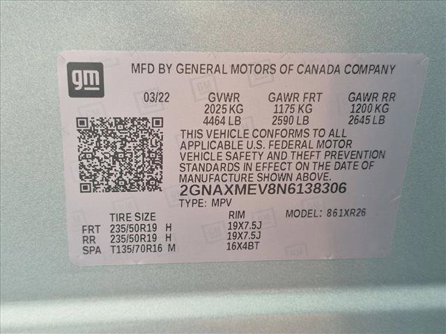Used 2022 Chevrolet Equinox RS FWD image 24