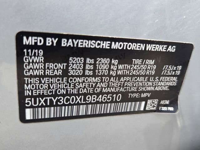 Used 2020 BMW X3 sDrive30i w/ Driving Assistance Package image 20