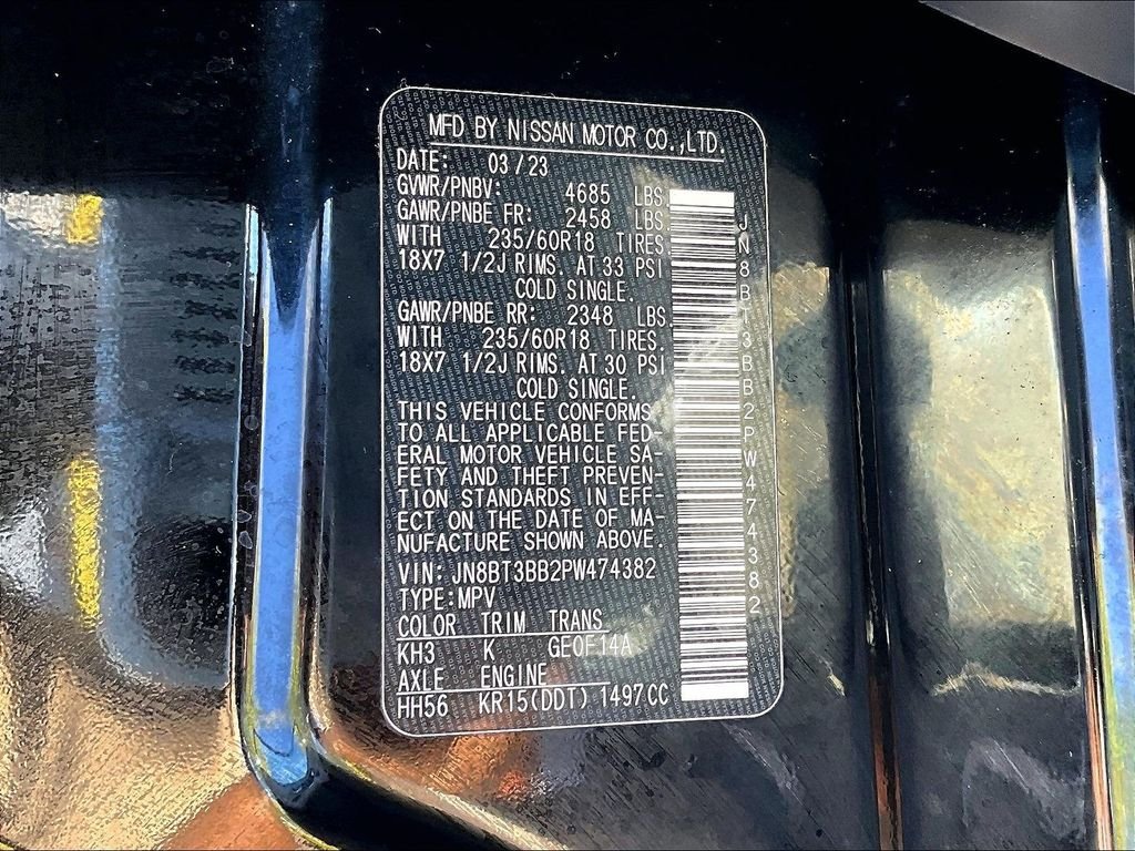 Certified 2023 Nissan Rogue SV AWD/4WD image 34