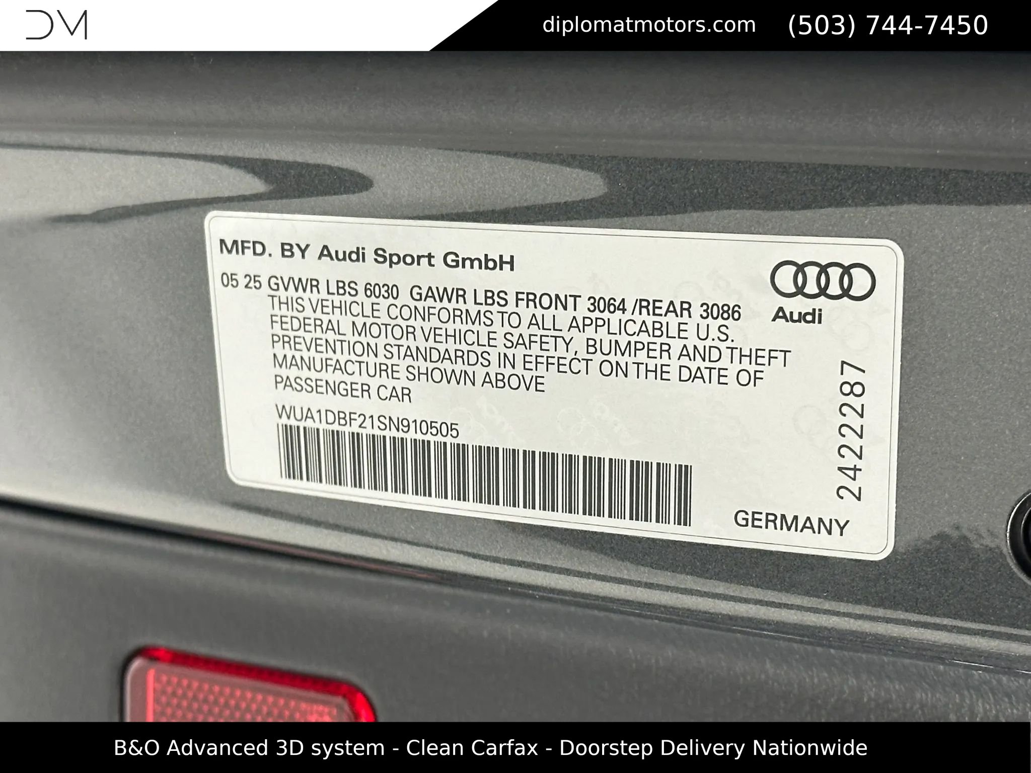Used 2025 Audi RS 6 performance w/ Black Optic Package AWD/4WD image 51