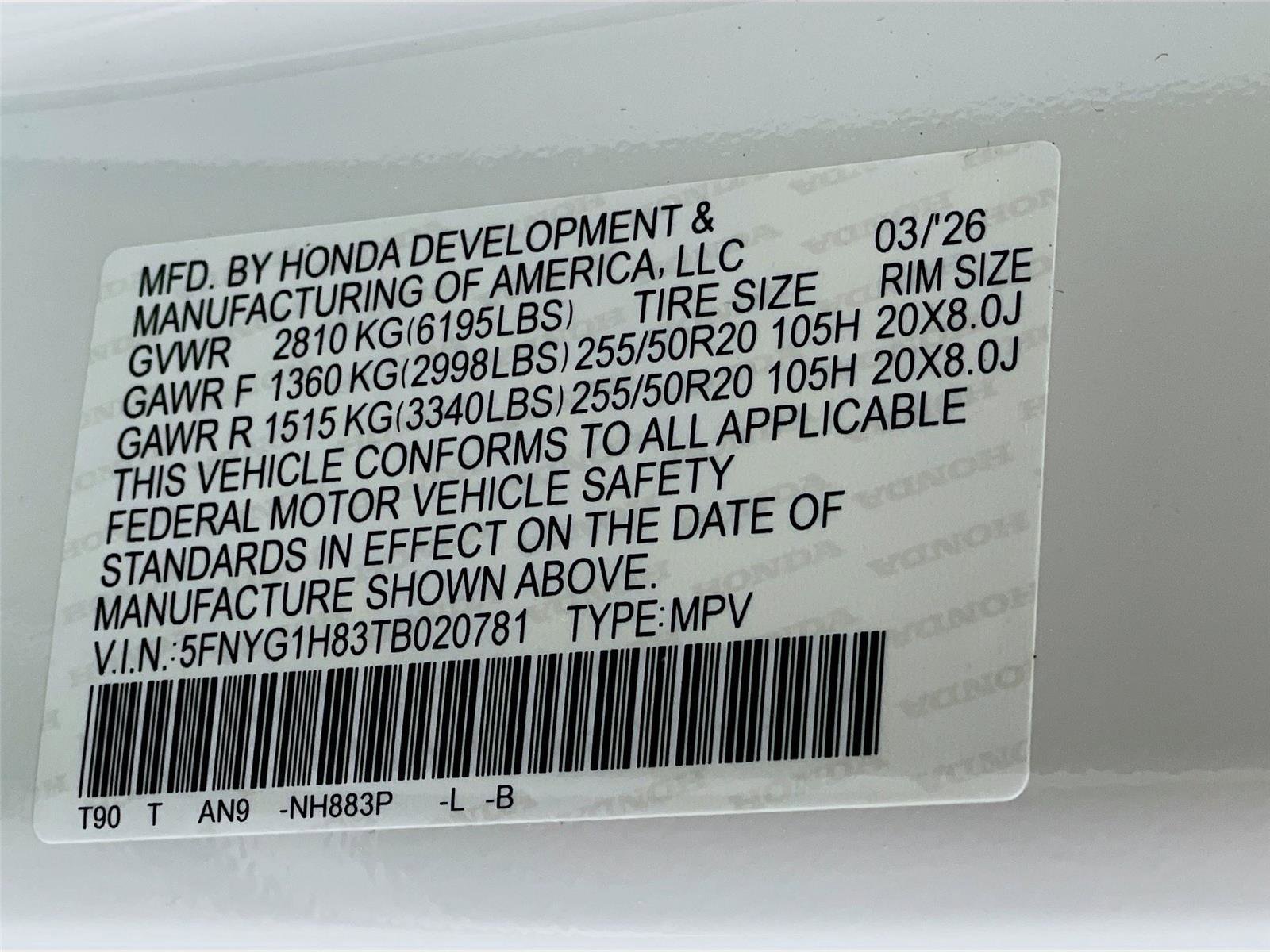 New 2026 Honda Pilot Elite image 23