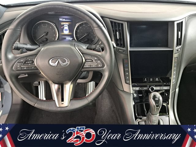Used 2022 INFINITI Q60 Red Sport 400 w/ Carbon Fiber Package RWD image 13