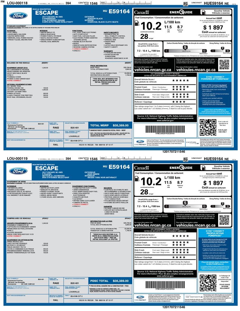 Used 2017 Ford Escape SE w/ Equipment Group 201A image 12