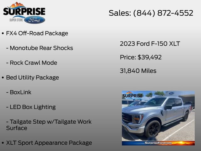 Used 2023 Ford F150 XLT w/ Equipment Group 302A High AWD/4WD image 26