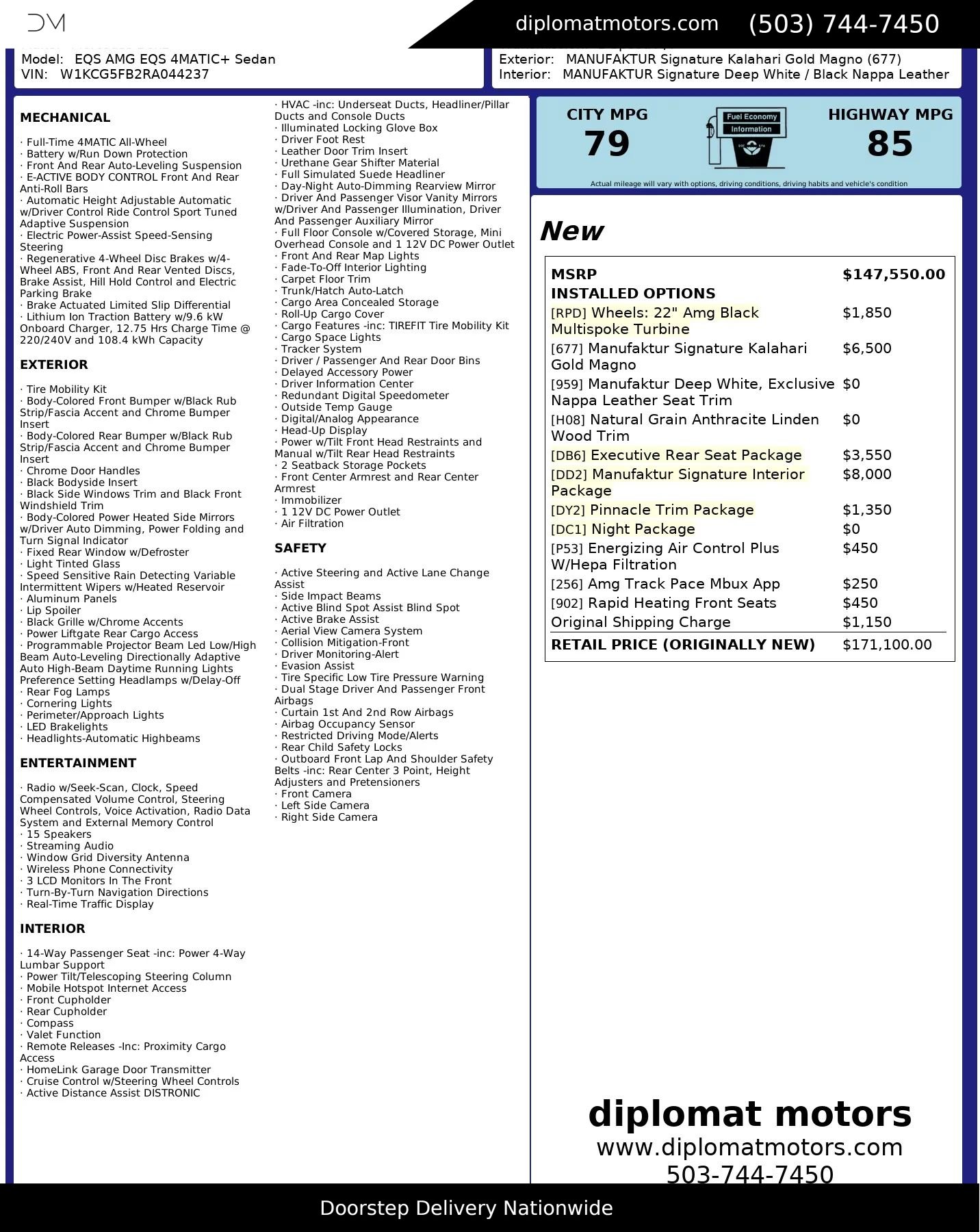 Used 2024 Mercedes-Benz EQS AMG 4MATIC image 2