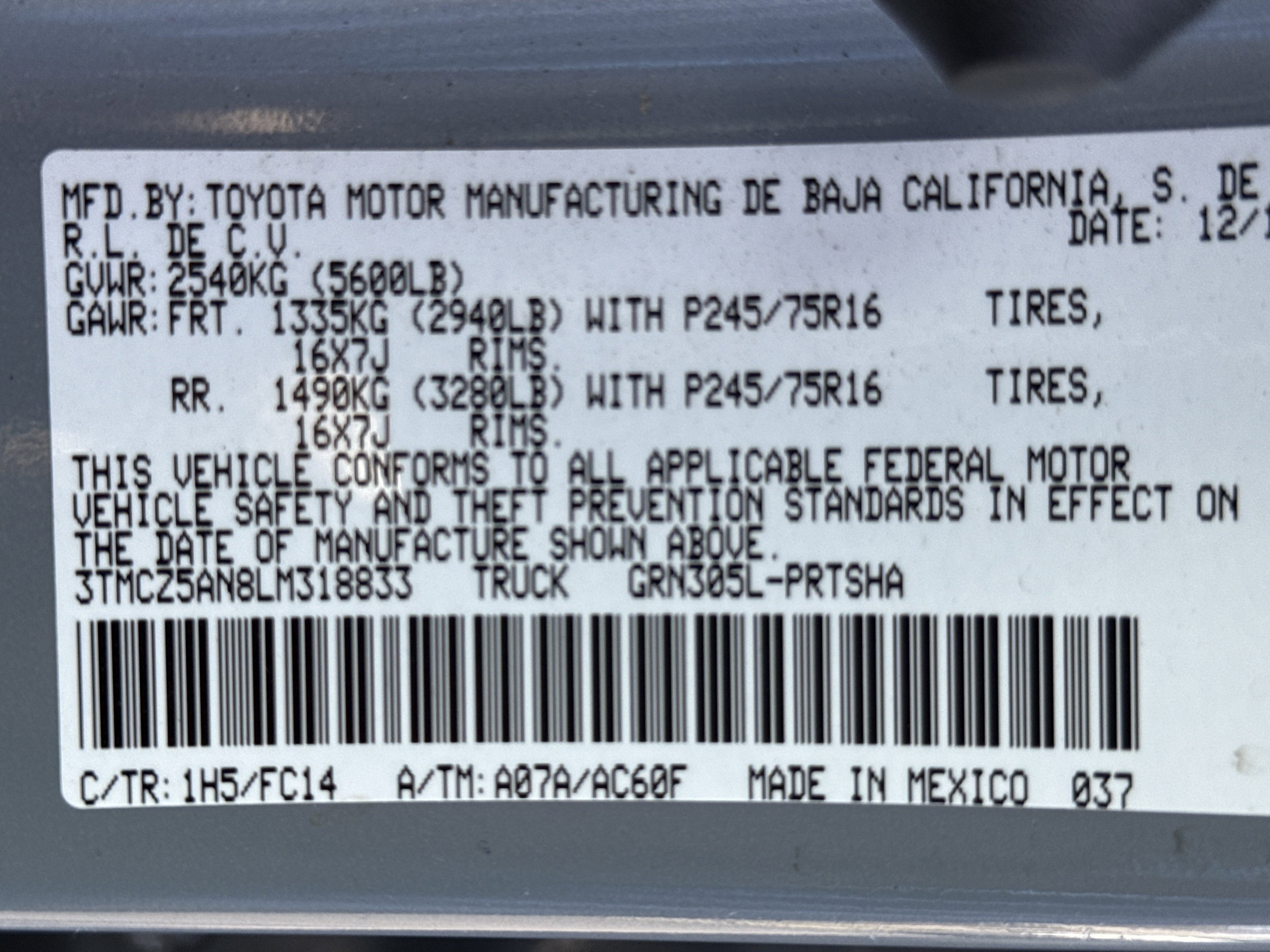 Used 2020 Toyota Tacoma SR5 image 32