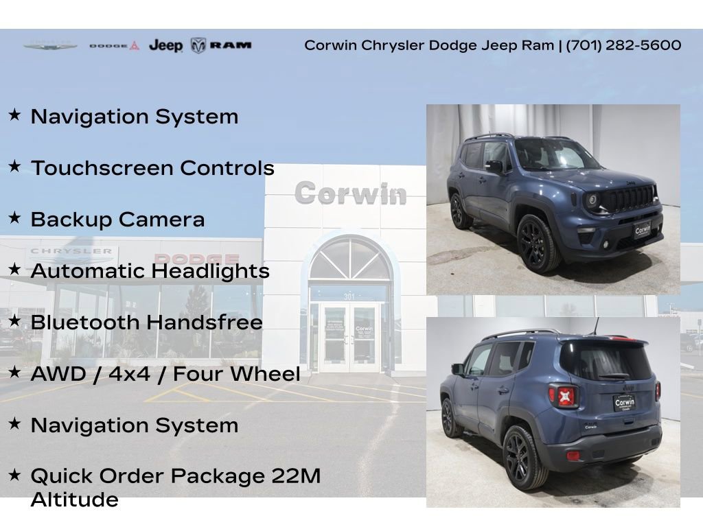 Used 2022 Jeep Renegade Altitude image 8